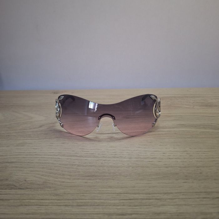 Lunettes de Soleil Serpent - Y2K Vintage 90s-2000s - Unisexe Sunglasses - Verres Teintés - photo numéro 3