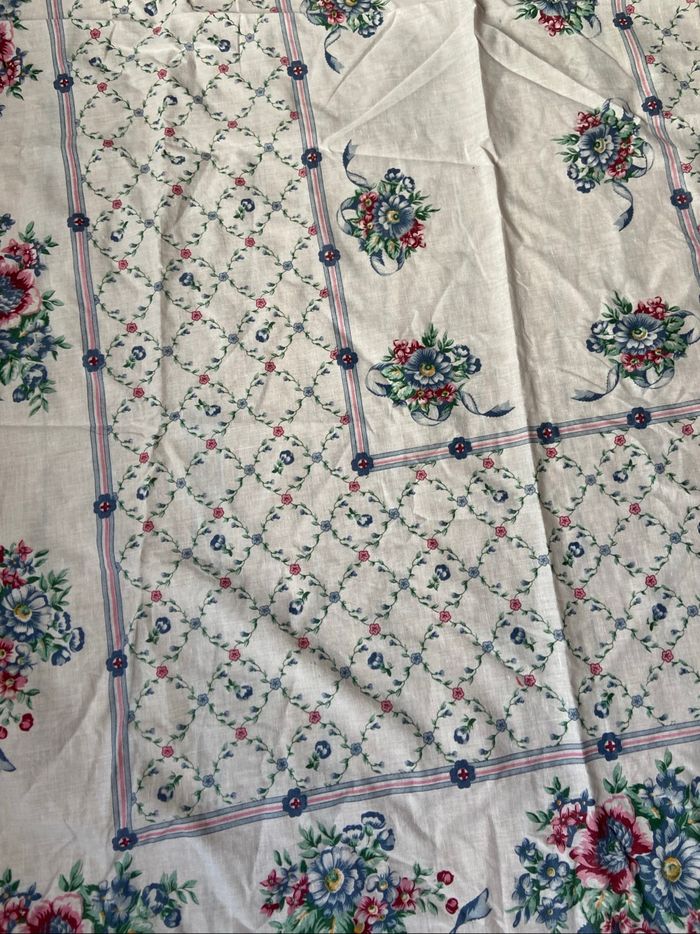 Nappe fleurit vintage - photo numéro 2