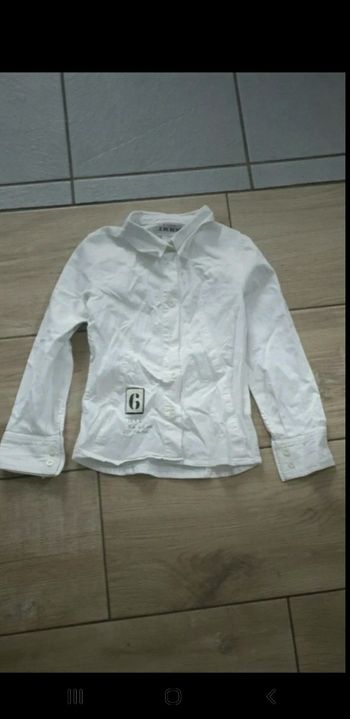 Chemise blanche fille ikks 6 ans