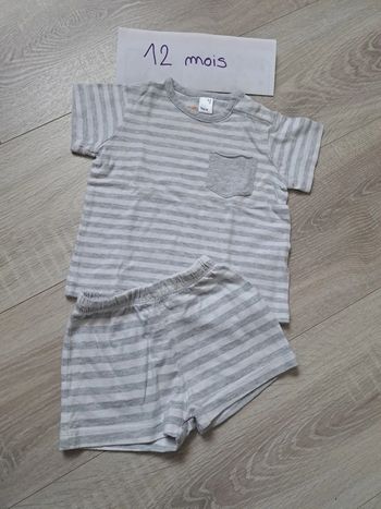 Pyjama short 12 mois
