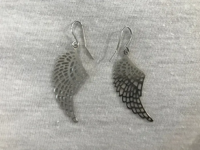 Paire de boucle d oreilles « ailes d ange »