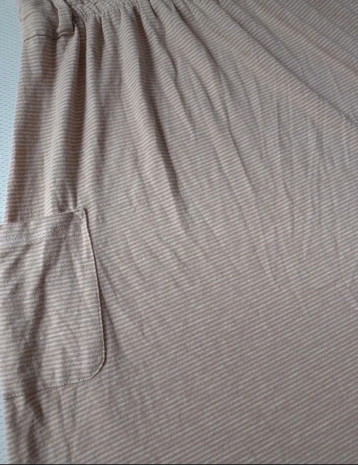 Robe été beige à rayures 36/S - photo numéro 2