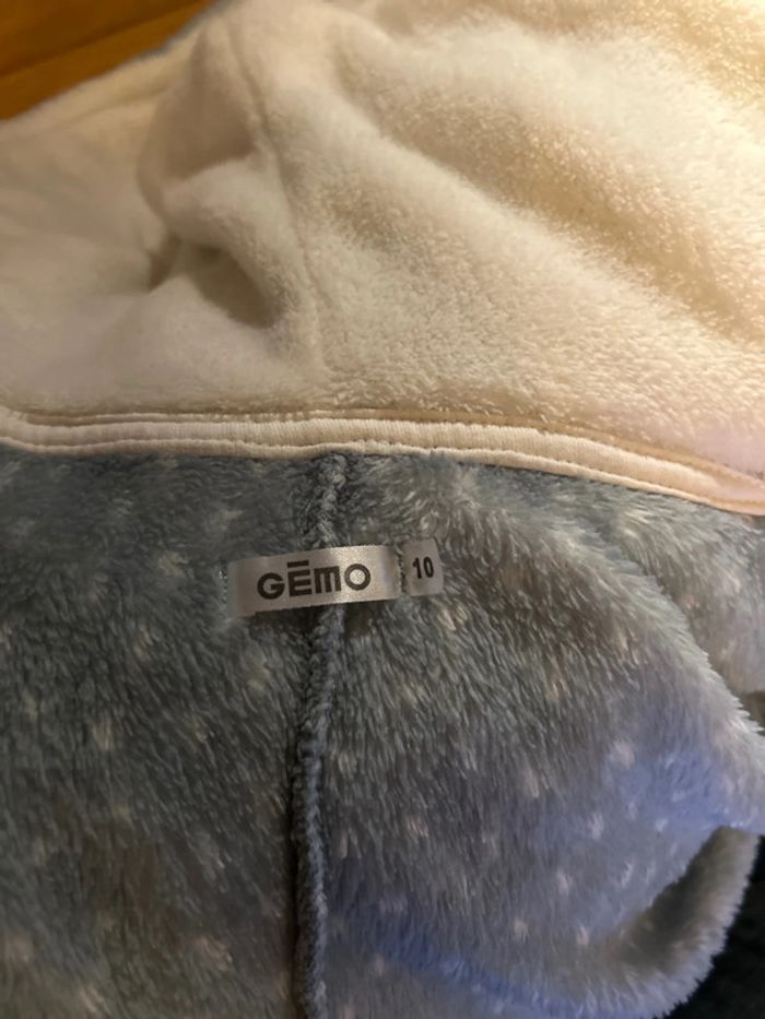 Combinaison Pyjama velours 10 ans - photo numéro 4