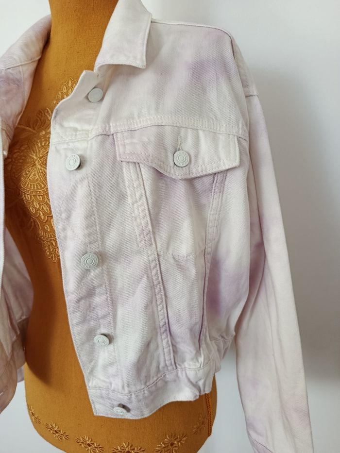 Veste jean tie & dye rose Pimkie M - photo numéro 5