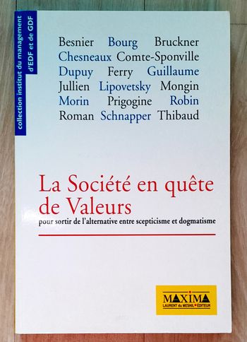 La Société en quête de Valeurs