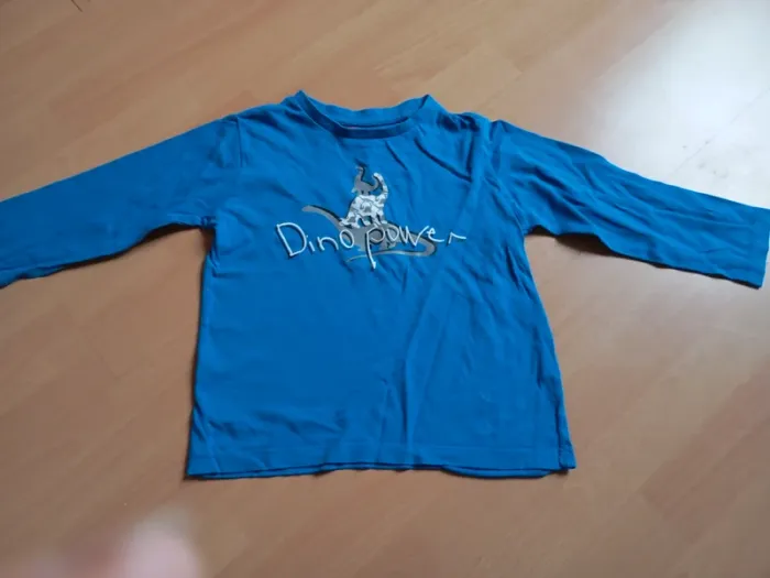 Tee shirt manches longues dinosaure 5 ans tissaia