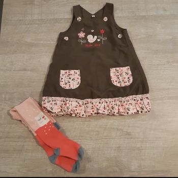 Robe hiver et collant 18 mois