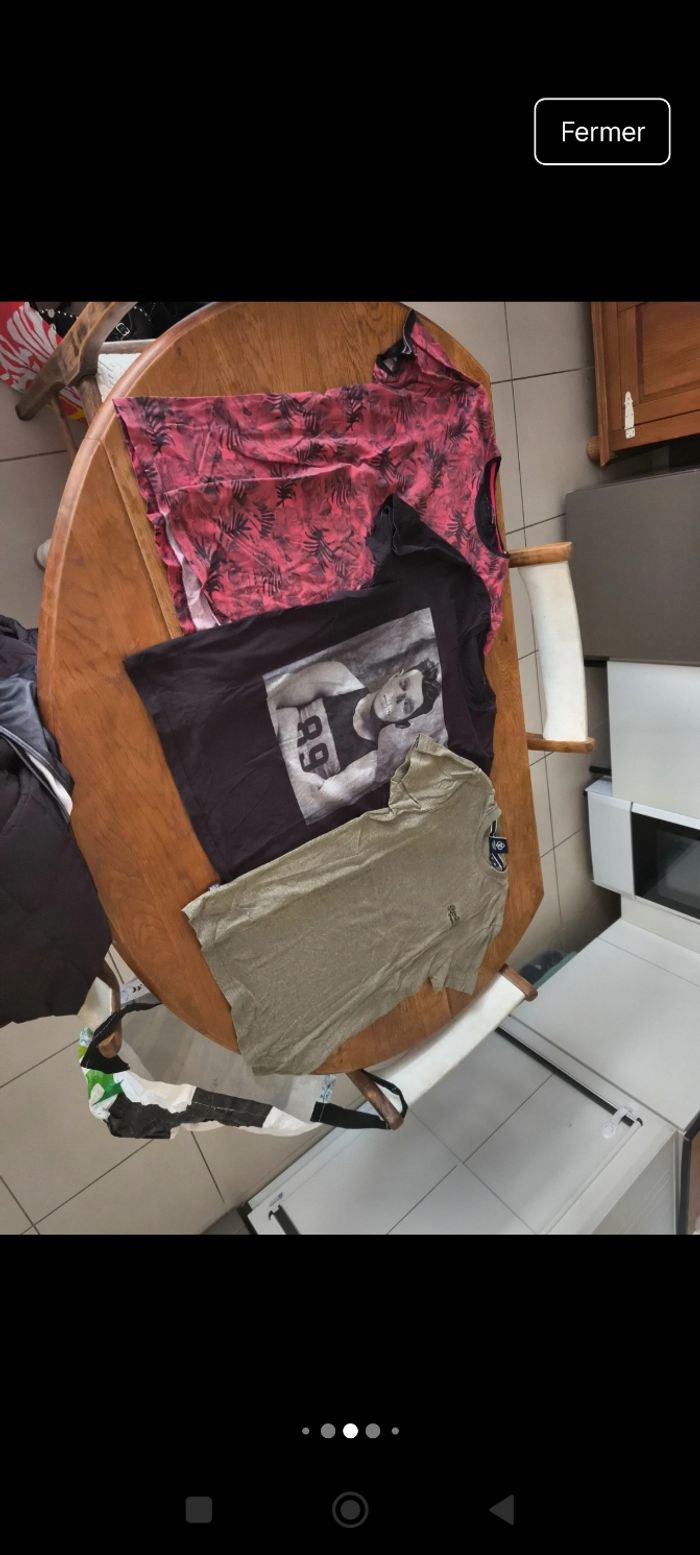 Lot de 20 t-shirts homme - S - photo numéro 5