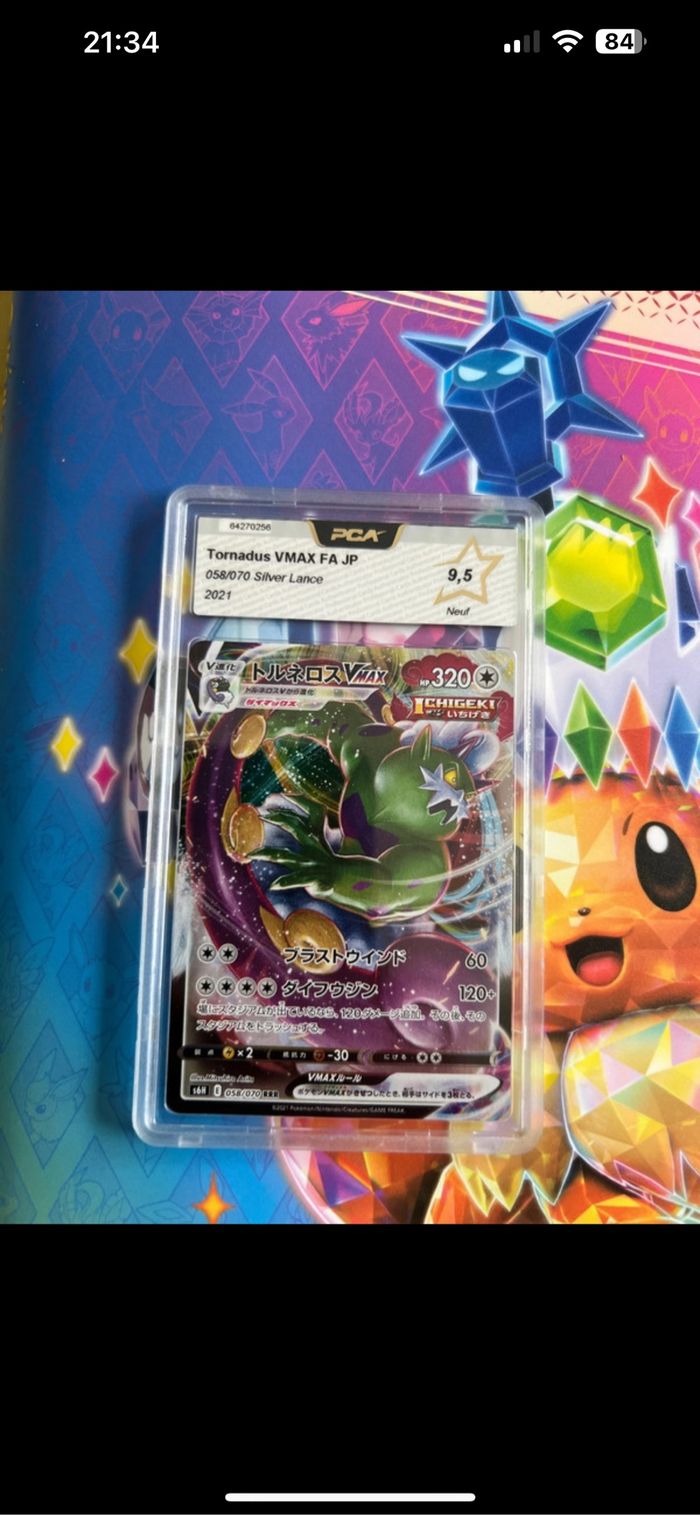 Carte Pokémon tornadus grader pca 9.5 - photo numéro 3