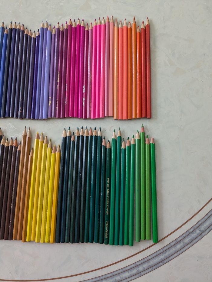 Lot de 126 crayons de couleur. - photo numéro 6