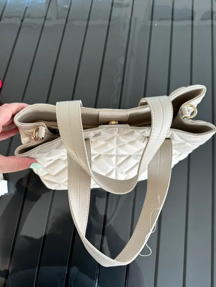 Sac à main vegasus écru Valentino - photo numéro 7