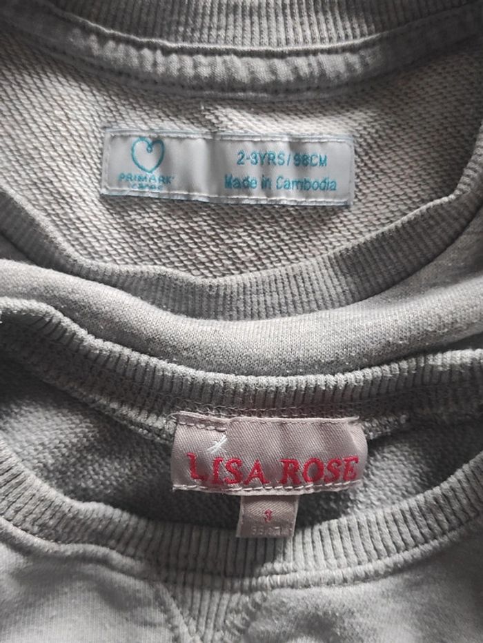 Lot 2 sweat fille - photo numéro 4