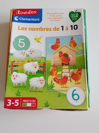 Les nombres de 1 à 10 clementoni 