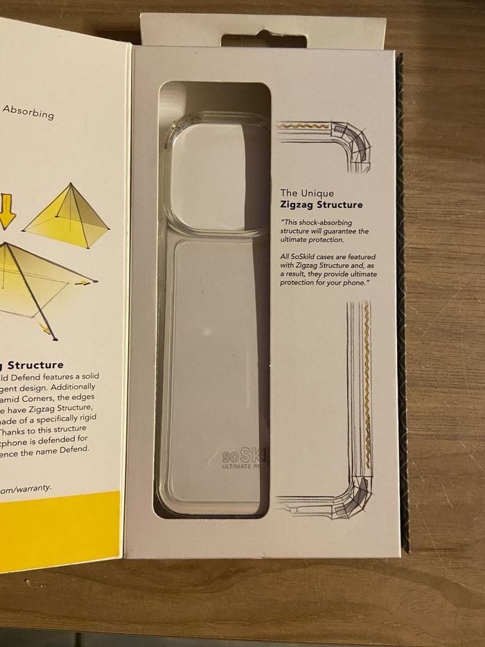 Coque Iphone 13 pro  transparent so skild ultimate protection - photo numéro 2