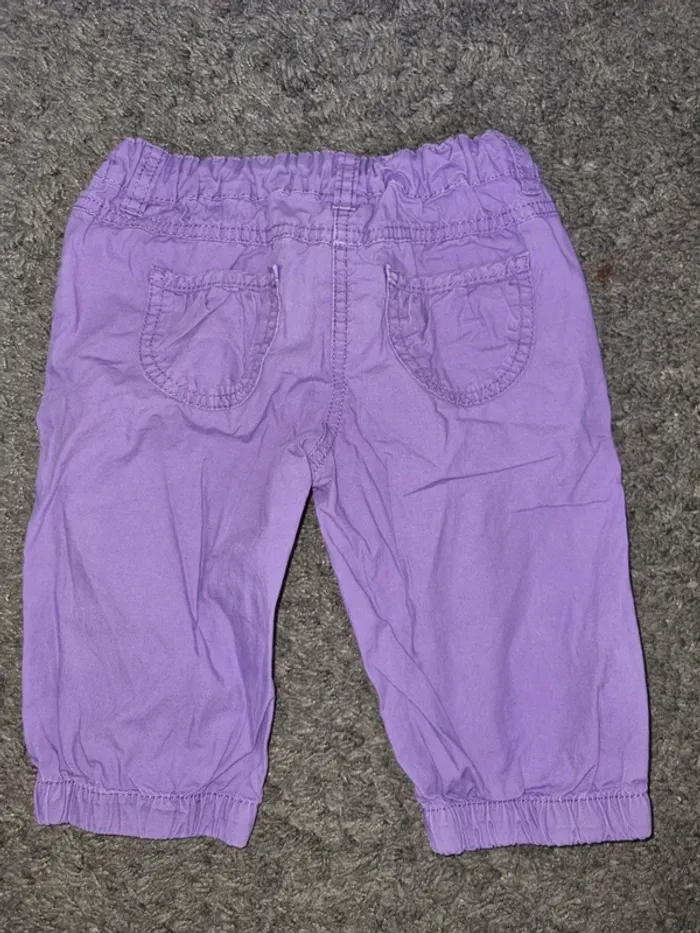 Short bermuda violet fille 5 ans - photo numéro 3