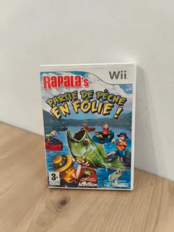Jeu Nintendo Wii rapala's partie de pêche en folie