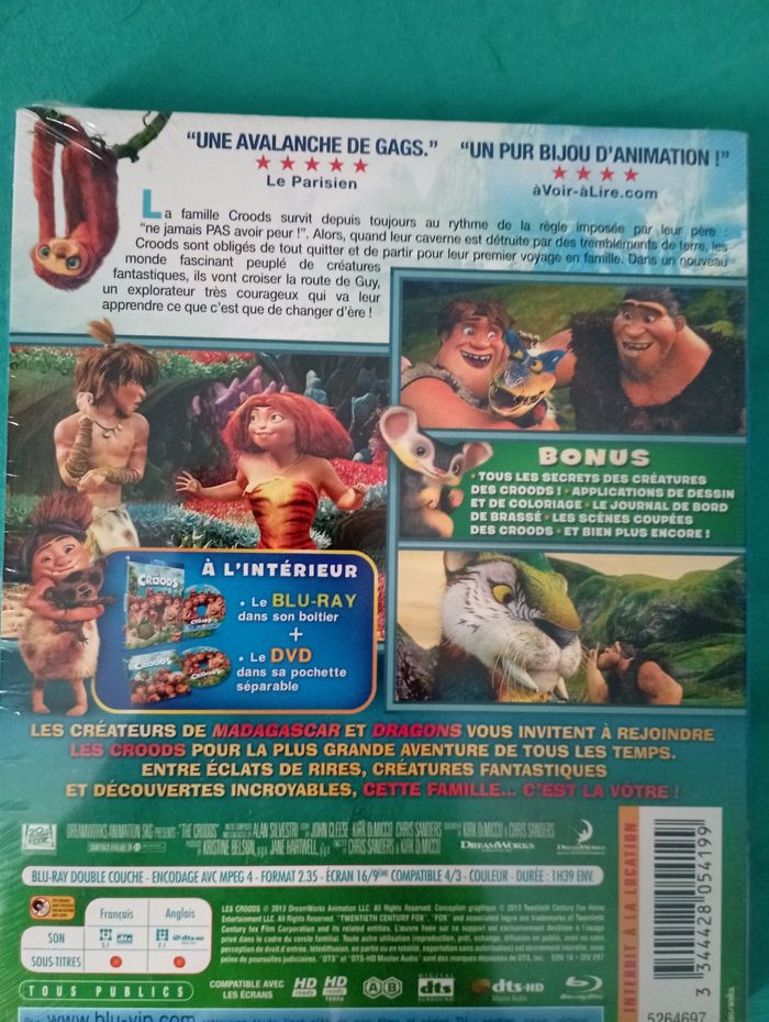 Les Croods DreamWorks Blu-ray - photo numéro 2