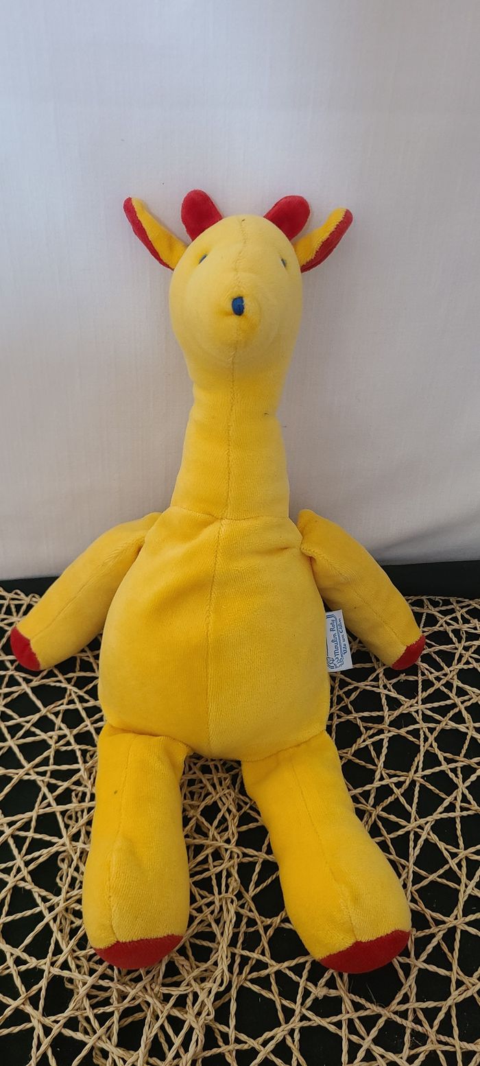 Doudou girafe jaune  MOULIN ROTY - photo numéro 3