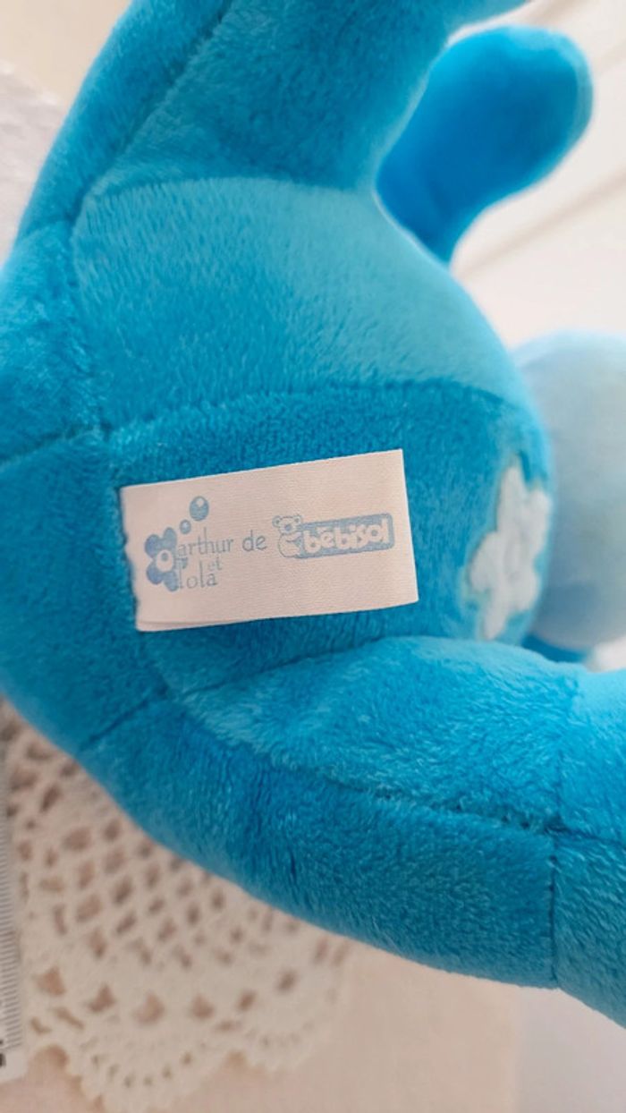 Doudou vache bleue - photo numéro 4