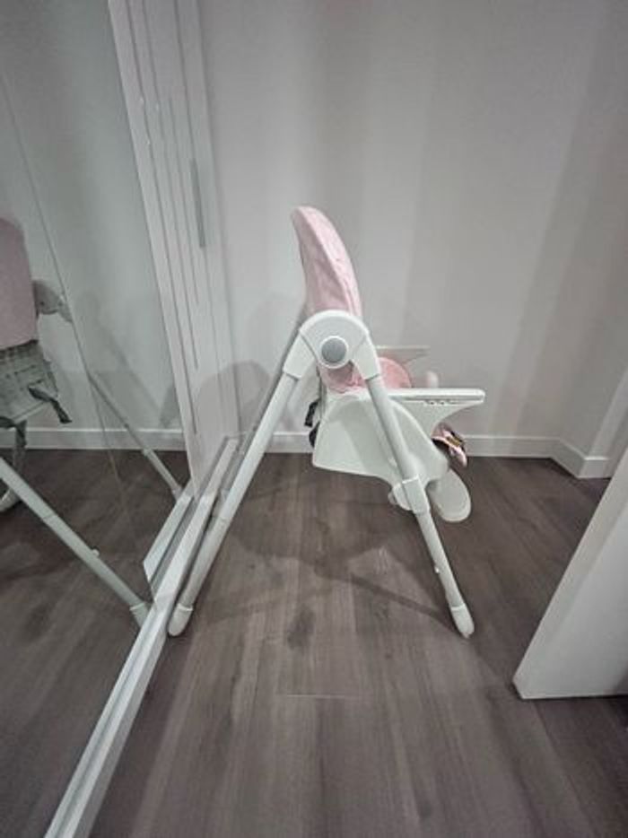 Chaise haute enfants rose Skidou - photo numéro 4