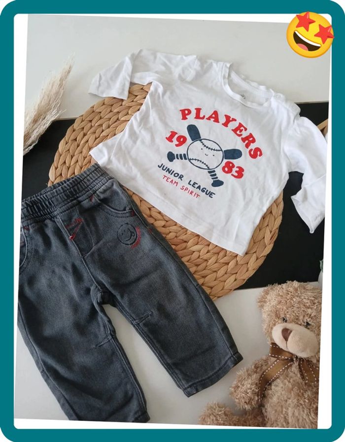 Ensemble bébé garçon Taille 9 mois🌿🦊 - photo numéro 2