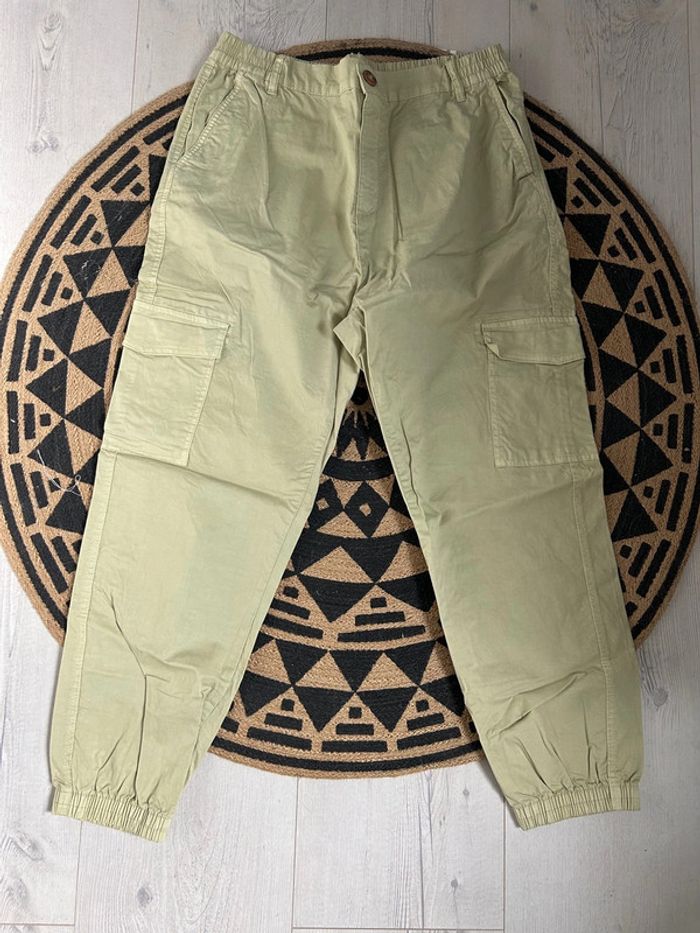 Pantalon léger femme vert clair