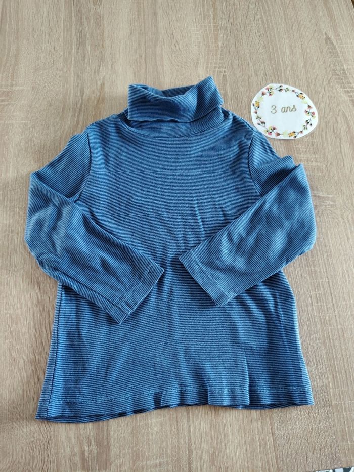 Lot de 2 sous pull en coton 3 ans sergent major et Kiabi - photo numéro 2