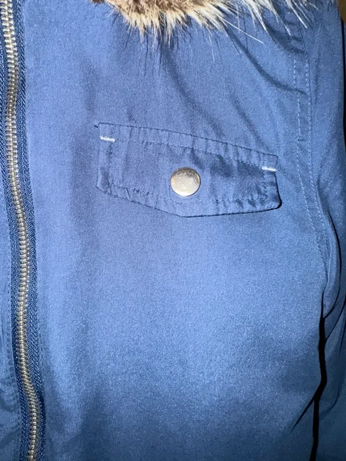 Manteau hiver capuche poche doublure - photo numéro 2