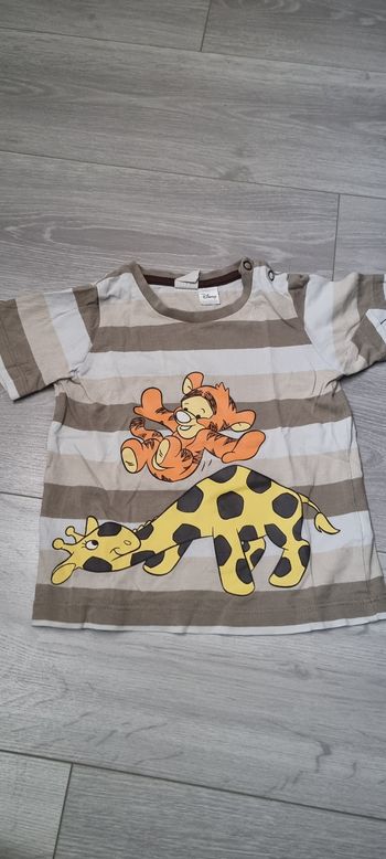 T-shirt Kiabi manches courtes bébé tigrou– taille 2 ans.