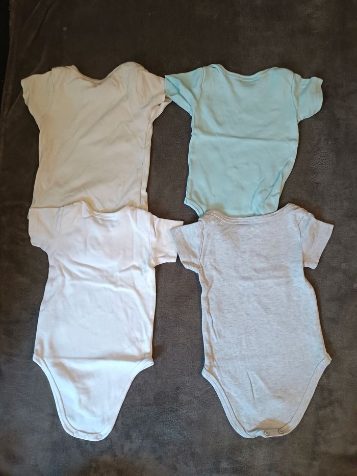Lot de 4 bodies manches courtes - photo numéro 2