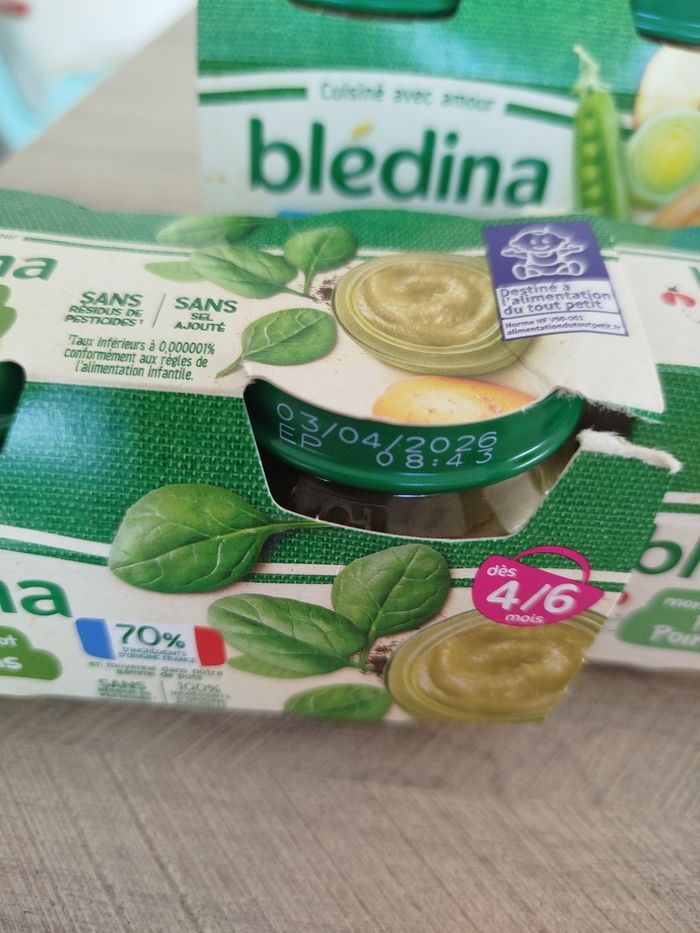 Petit pot bledina - photo numéro 3