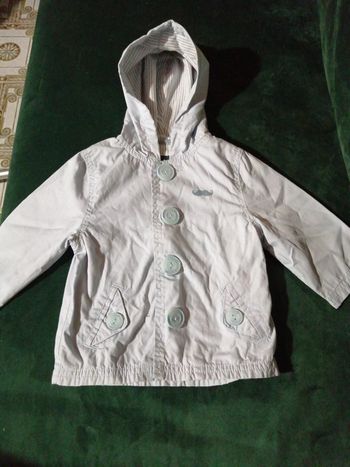 Imperméable bleu ciel