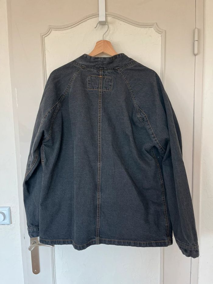 🧥 Veste Kimono "Japan Spirit" Bleu de Chine – Denim foncé – Taille L – Neuf avec étiquette - photo numéro 3