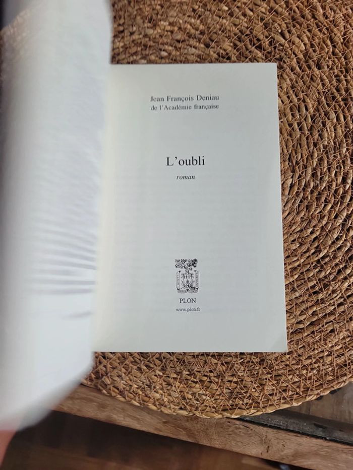 L oubli. Jean François Deniau - photo numéro 8