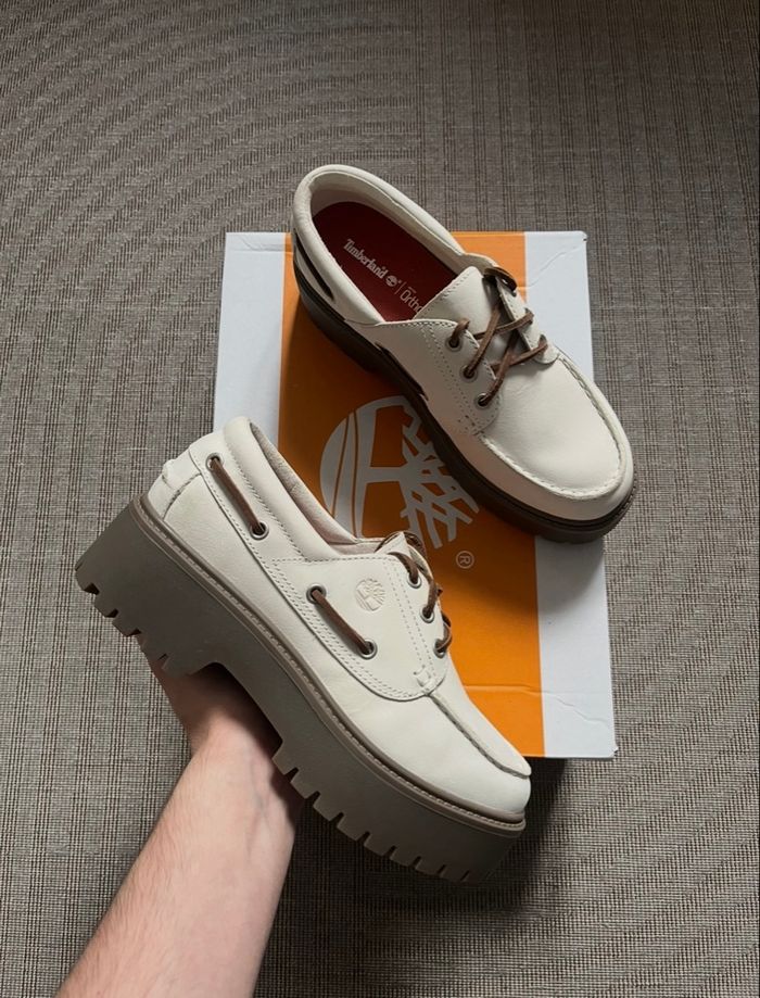 Mocassin Timberland Stone Street Cream 39.5