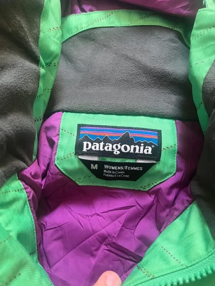 Manteau Patagonia Vert Taille M Womens - photo numéro 3