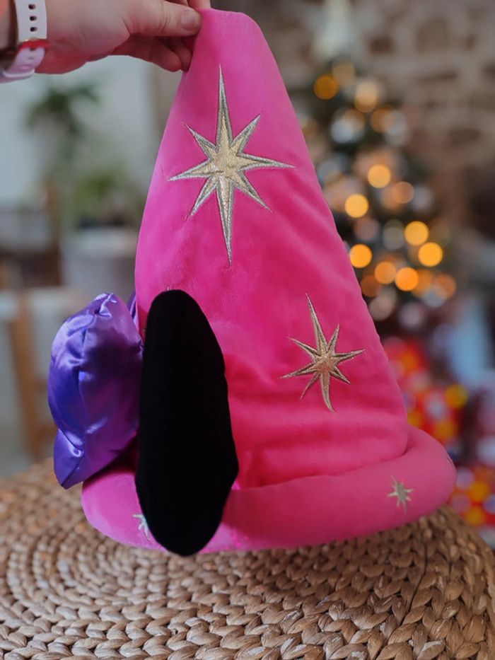 Chapeau de sorcier fantasia - rose et violet - photo numéro 3