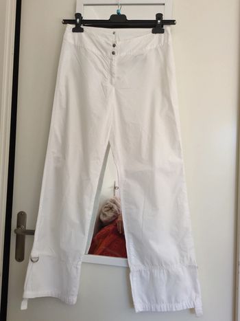 Pantalon blanc coton Cop copine 36
