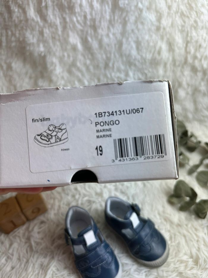 Paire de chaussures bleu Babybotte taille 19 - photo numéro 7