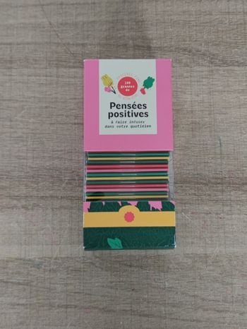 Livre "100 grammes de pensées positives" de Mademoiselle Navie - Très bon état