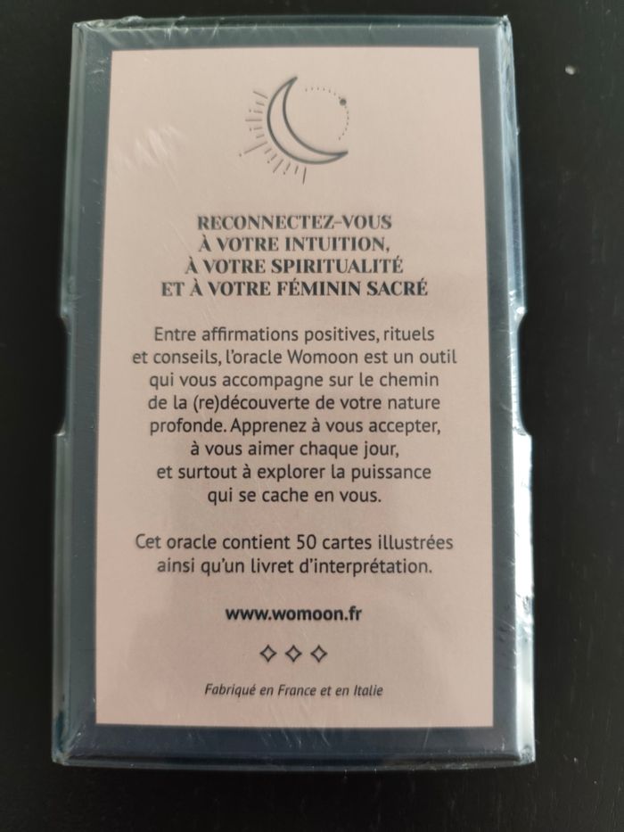 Oracle feminin sacré womoon neuf sous blister - photo numéro 2