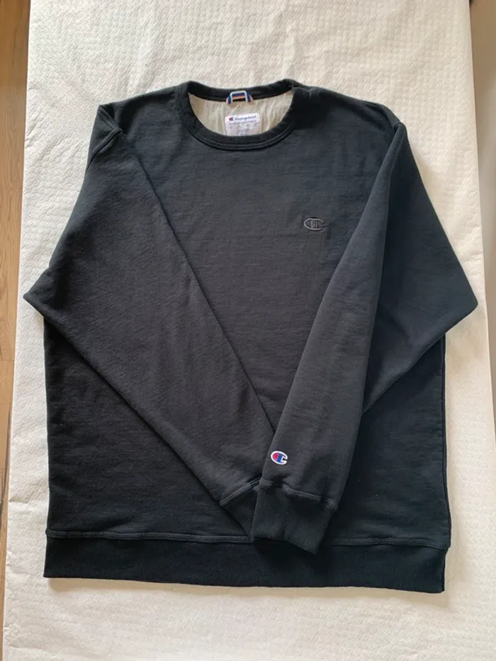 Sweat Champion Noir Classique Taille S - photo numéro 6