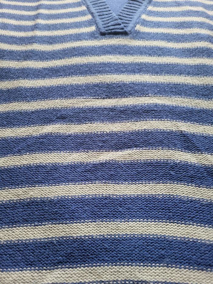 Pull rayé gris et bleu Blancheporte - photo numéro 8