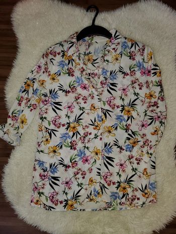 chemisier fleur stradivarius