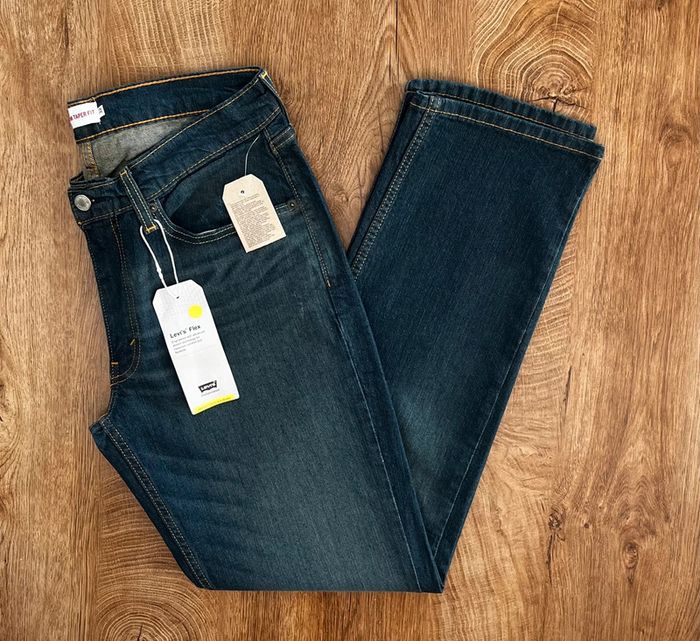 Jean/pantalon Levi's 512 Slim Taper bleu reconditionné, homme, taille : W 32 (42 taille française) - photo numéro 5