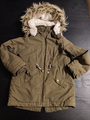 Parka enfant H&M kaki 6-7 ans (122 cm) manteau hiver chaud