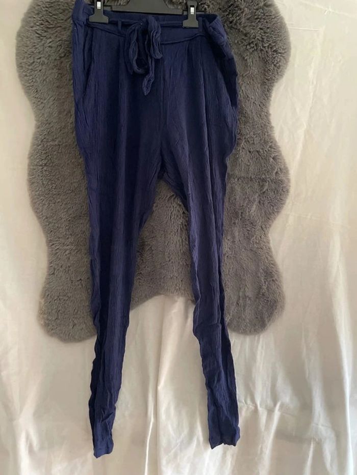 pantalon et legging Promod marine taille 10