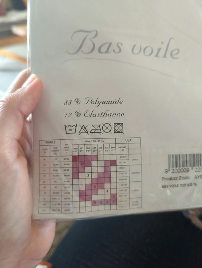 Lot Bas voile Macé - photo numéro 4
