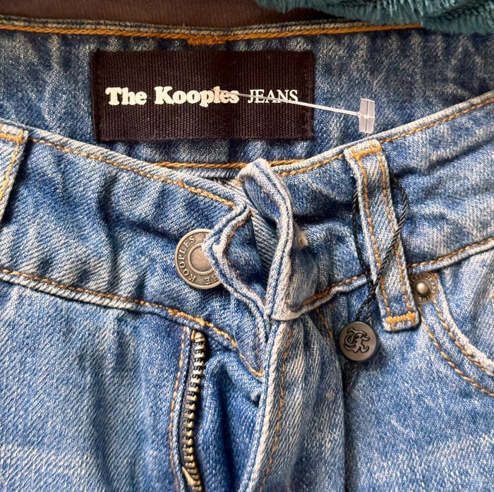 Short long jean loose destroy the kooples taille S - photo numéro 7