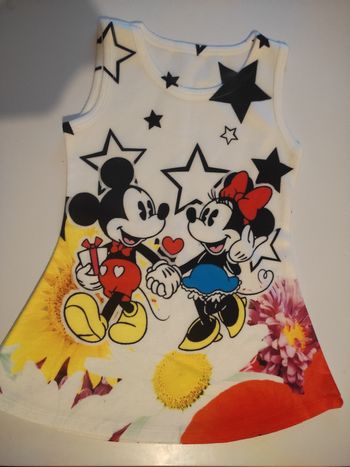 Robe Minnie Mickey 2 ans